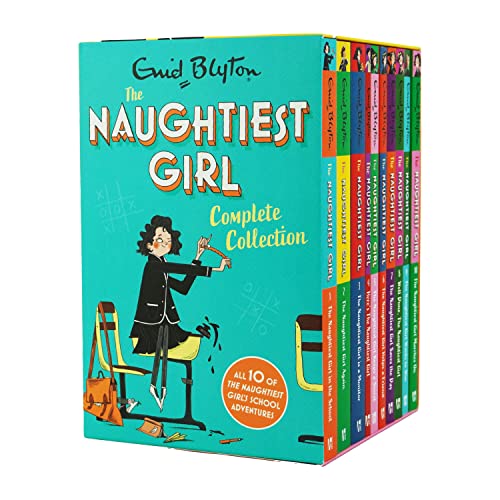 Enid Blyton Naughtiest Girl 10 Book Collection (The Naughtiest Girl in the School, The Naughtiest Girl again, The Naughtiest Girl is a Monitor, Here's The Naughtiest Girl & MORE)