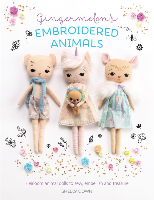 Gingermelon'S Embroidered Animals