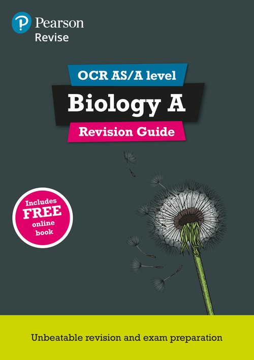Pearson REVISE OCR AS/A Level Biology Revision Guide inc online edition - for 2026, 2027 exams