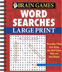 Brain Games - Word Searches - Large Print
