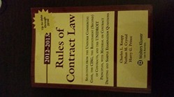 Rules of Contract Law 2012-2013 Statutory Supplement