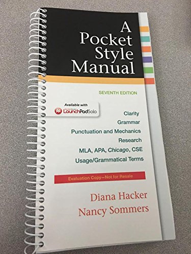 A Pocket Style Manual