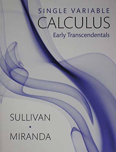 Single Variable Calculus