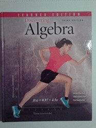 Discovering Algebra An Investigative Approach  Teacher Text   Year Online License