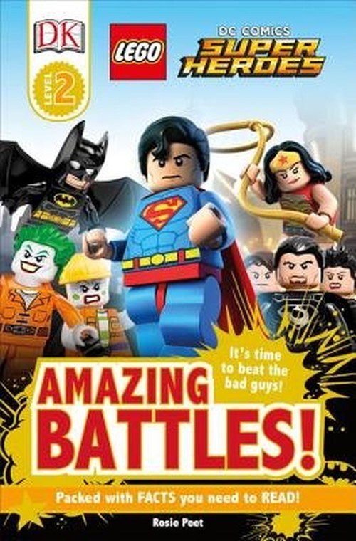 DK Readers L2: LEGOA DC Comics Super Heroes: Amazing Battles!