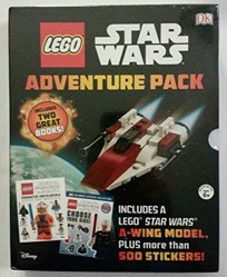 Lego Star Wars Adventure Pack Two Books Choose your Side Character Encyclopedia Rebel  Imperial A Wing Model