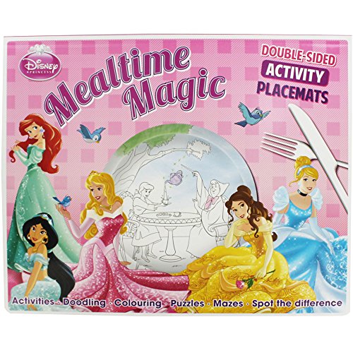 Disney Princess Mealtime Magic: Double-Sided Activity Placemats. Activities. Doodling. Colouring. Puzzles. Mazes. Spot the Difference
