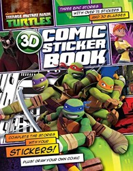 Nickelodeon Teenage Mutant Ninja Turtle 3D Comic Sticker Book