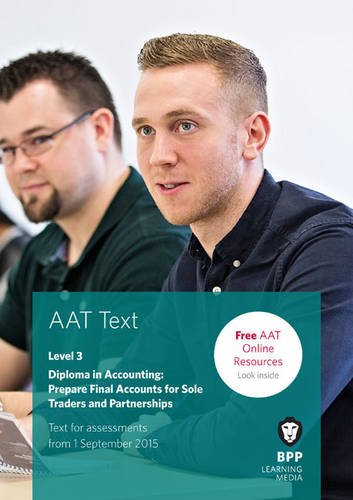 AAT Prepare Final Accounts for Sole Traders and Partnerships