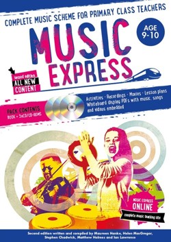 Music Express: Age 9-10 (Book + 3CDs + DVD-ROM)