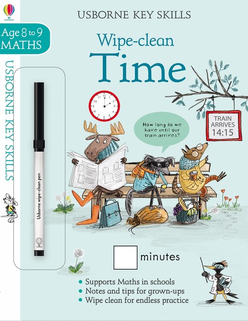 Wipe-Clean Time 8-9