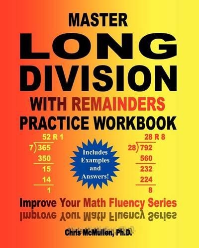 Master Long Division with Remainders Practice Workbook