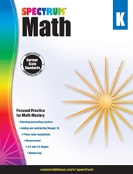 Spectrum Math Workbook, Grade K