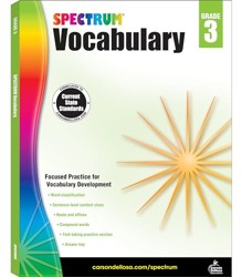 Spectrum Vocabulary, Grade 3