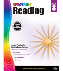 Spectrum Reading Workbook, Grade 8