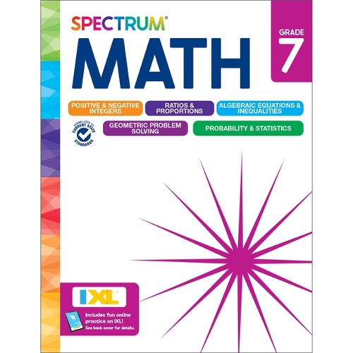 Spectrum Math Workbook, Grade 7