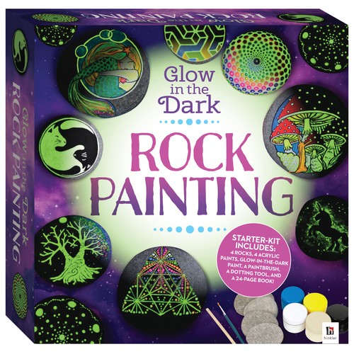 Glow in the Dark Rock Painting Box Set