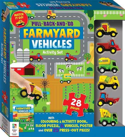 Pull-back-and-go Farmyard Vehicles