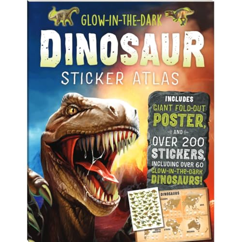 Glow-in-the-dark Dinosaur Sticker Atlas