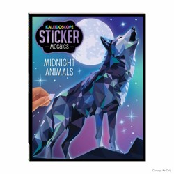 Kaleidoscope Sticker Mosaics Midnight Creatures