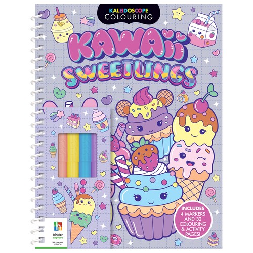 Kaleidoscope Colouring Kawaii Sweetlings
