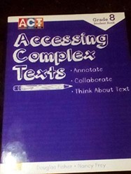 Act Now Grade 8 Student Book Accessing Complex Texts