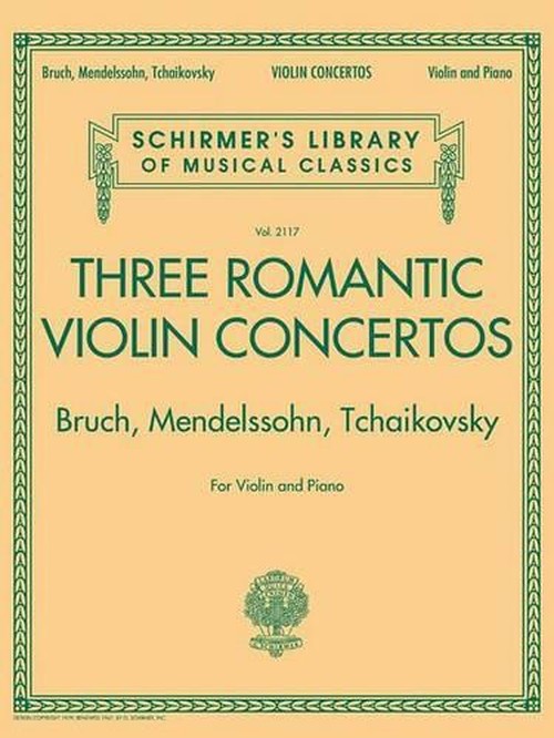 3 Romantic Violin Concertos:Bruch, Mendelssohn