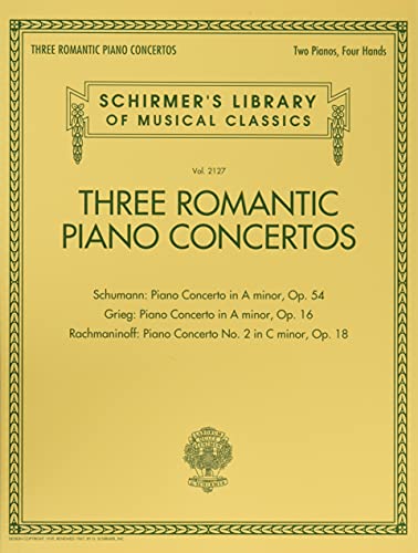 Three Romantic Piano Concertos