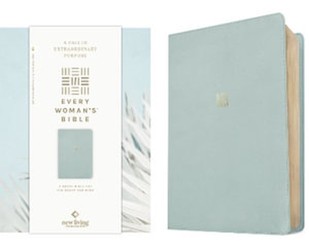 NLT Every Woman's Bible, Filament Enabled (Leatherlike, Sky Blue, Red Letter)