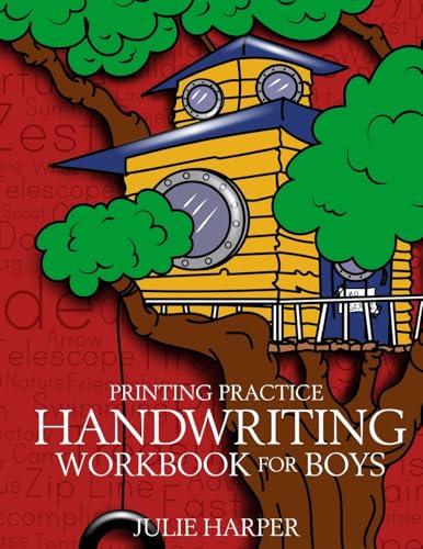 Printing Practice Handwriting Workbook for Boys