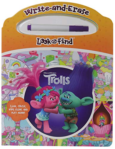 Trolls Write & Erase Look & Find