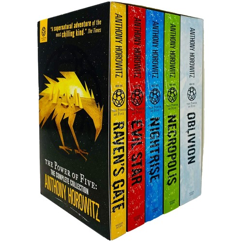Power of Five Books Collection 5 Books Set by Anthony Horowitz (Raven's Gate, Evil Star, Night Rise, Necropolis and Oblivion)