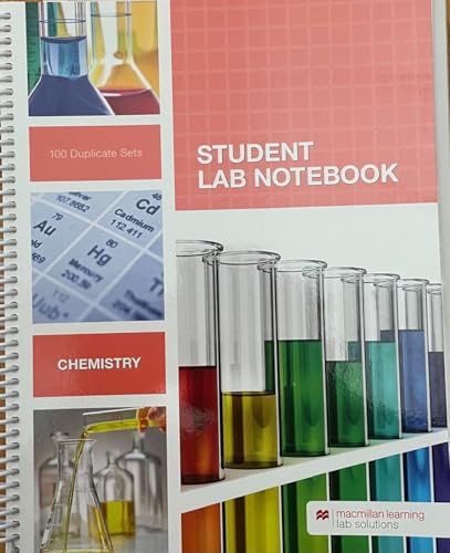 Student Lab Notebook: Chemistry - 100 Duplicate Sets