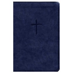 KJV Compact Bible, Navy LeatherTouch, Value Edition