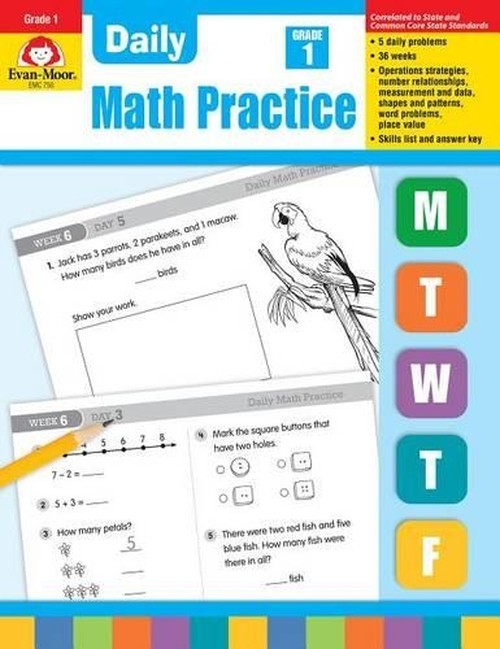 Daily Math Practice, Grade 1 Te