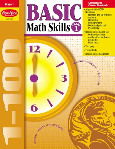 Basic Math Skills, Grade 1 Teacher Resource