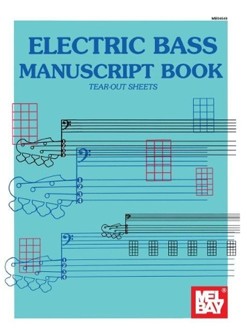 Electric Bass Manuscript Book