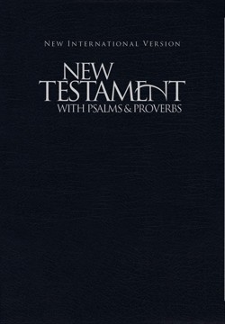 NIV, New Testament with Psalms and   Proverbs, Pocket-Sized, Paperback, Blue