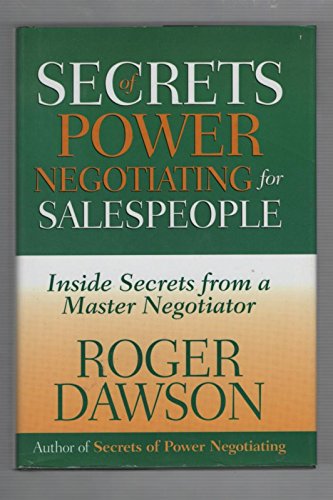 Secrets of Power Negotiating for Salespeople