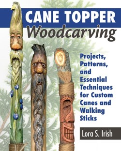 Cane Topper Wood Carving