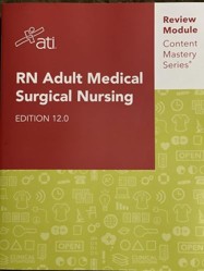 RN Adult Medical Surgical Nursing