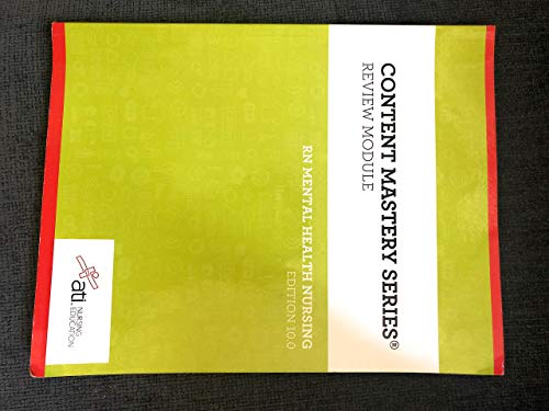 Content Mastery Series RN mental health nursing Edition 10.0 9781565335707