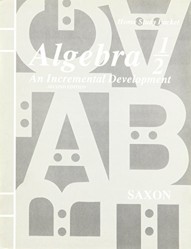 Algebra  An Incremental Development nd Home Study Packet
