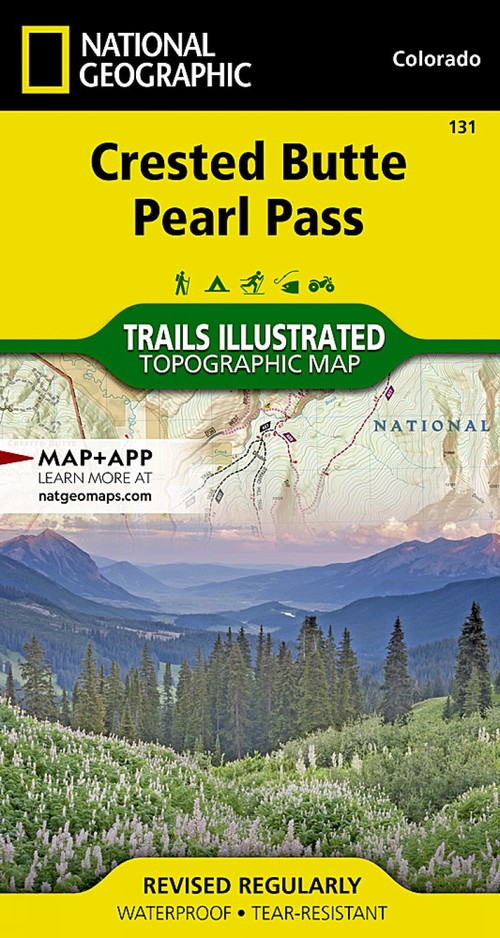 Crested Butte, Pearl Pass Map