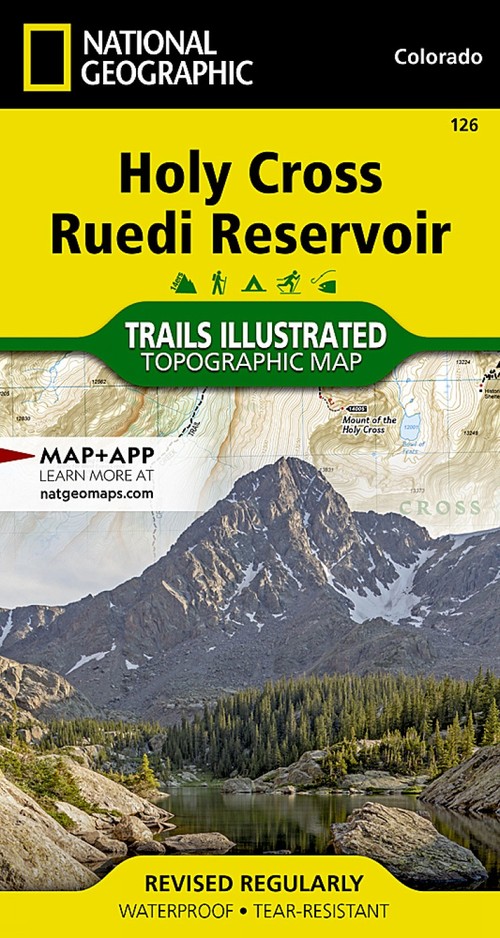 Holy Cross, Ruedi Reservoir Map