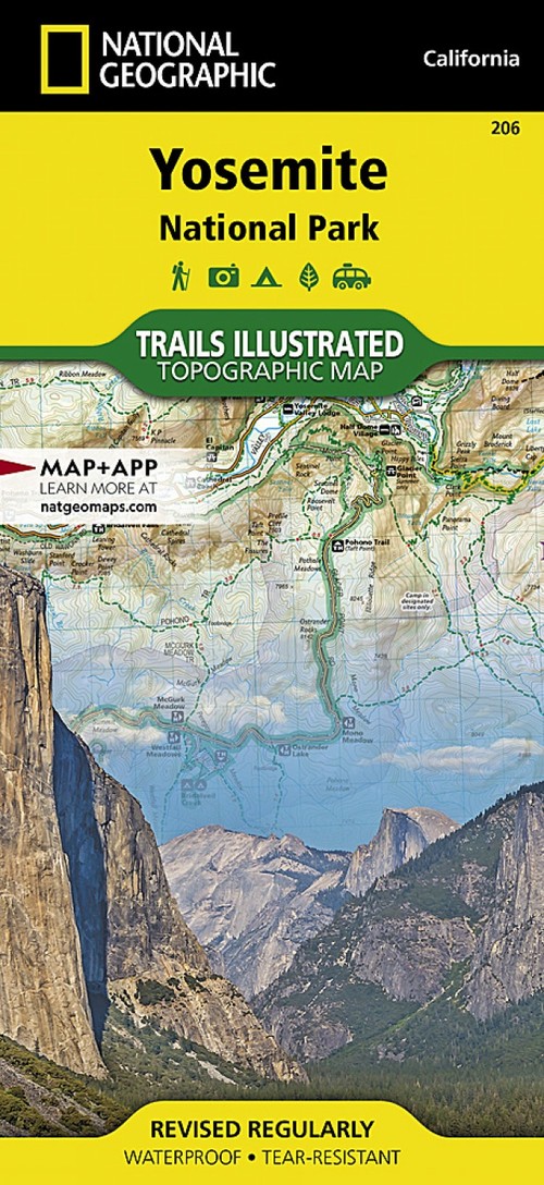 Yosemite National Park Map