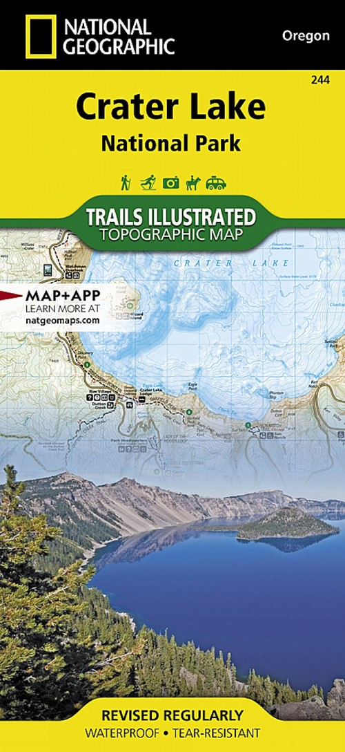 Crater Lake National Park Map