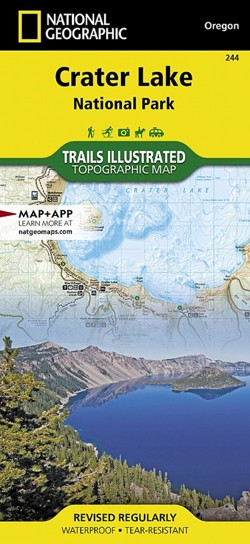 Crater Lake National Park Map