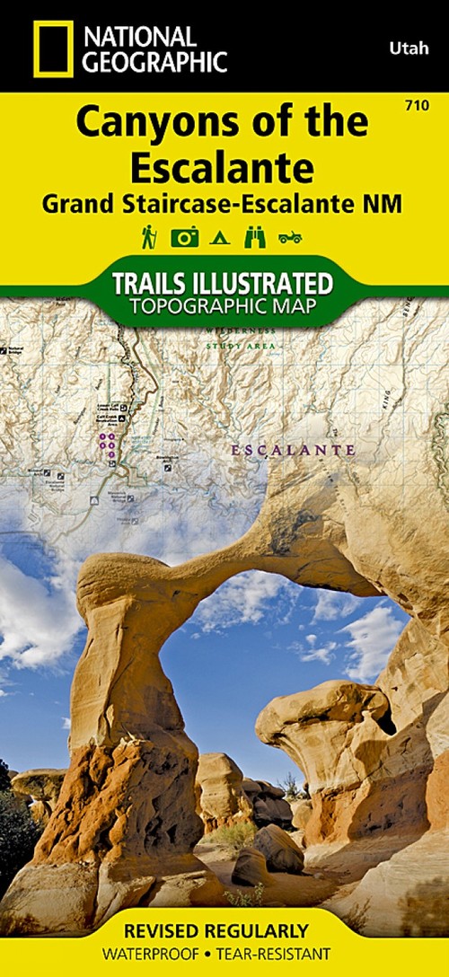 Canyons of the Escalante Map