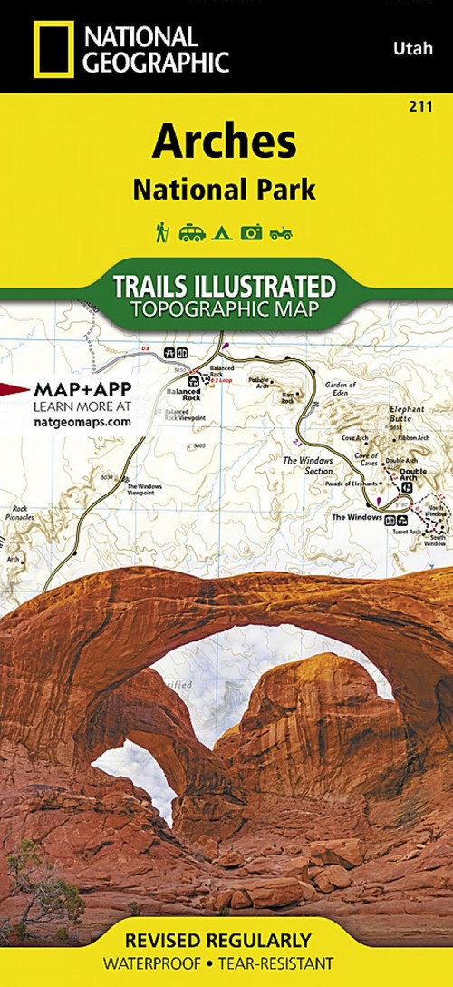 Arches National Park Map